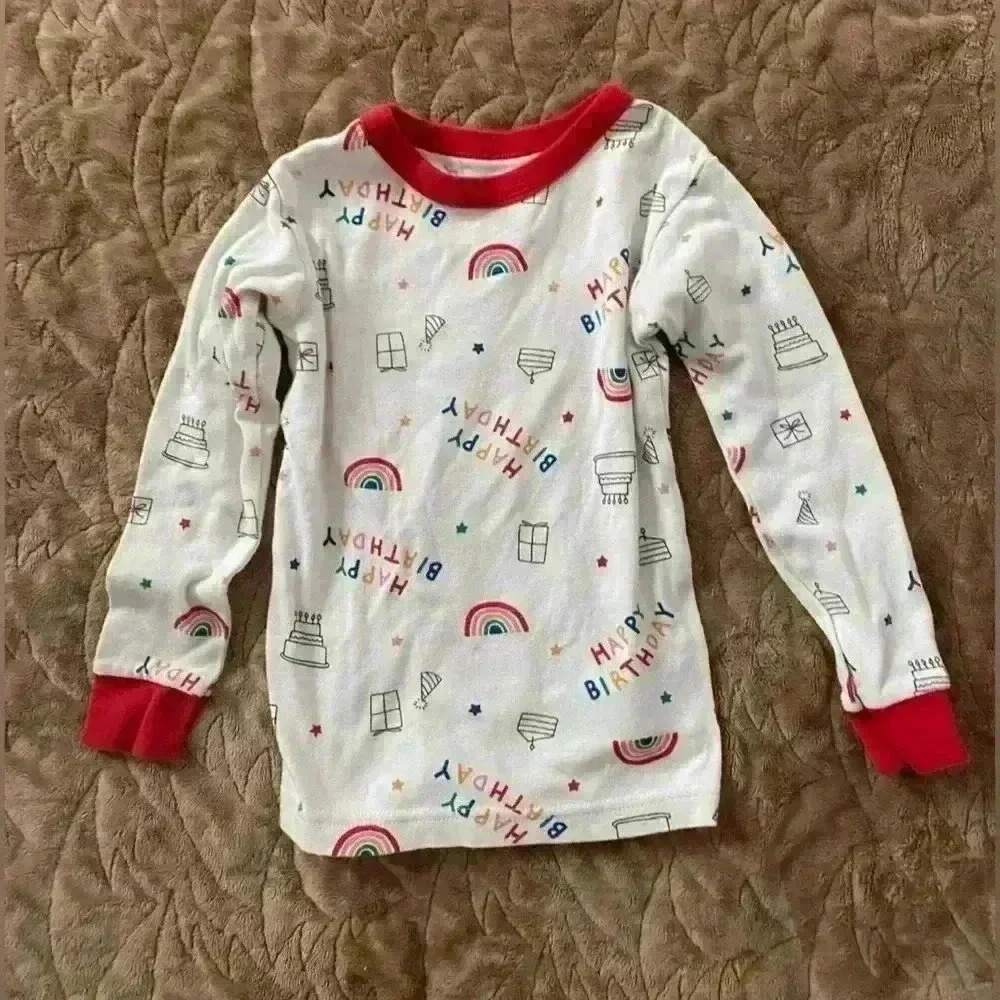 Baby GAP Happy Birthday PJ top